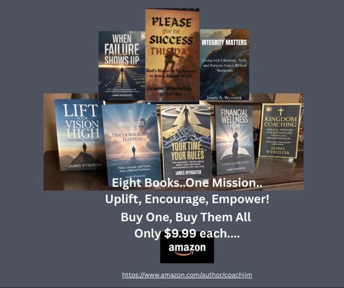Eight books by James A. Wyrostek — available on Amazon